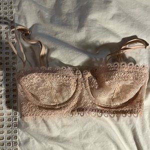 XS size nude color bra with strapless option
